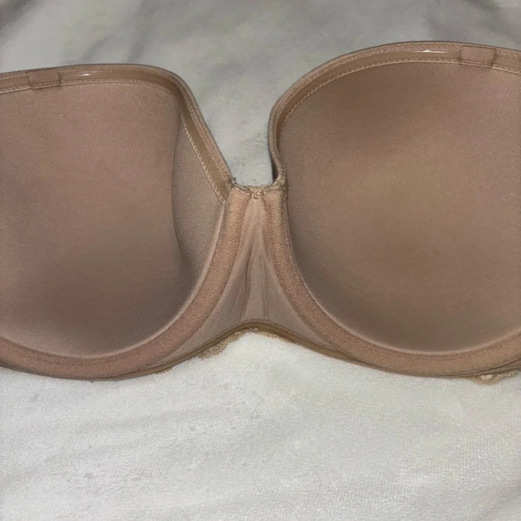 Torrid Tan Strapless Bra with Lace Detail - Picture 7 of 7
